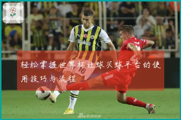 轻松掌握世界杯让球买球平台的使用技巧与流程